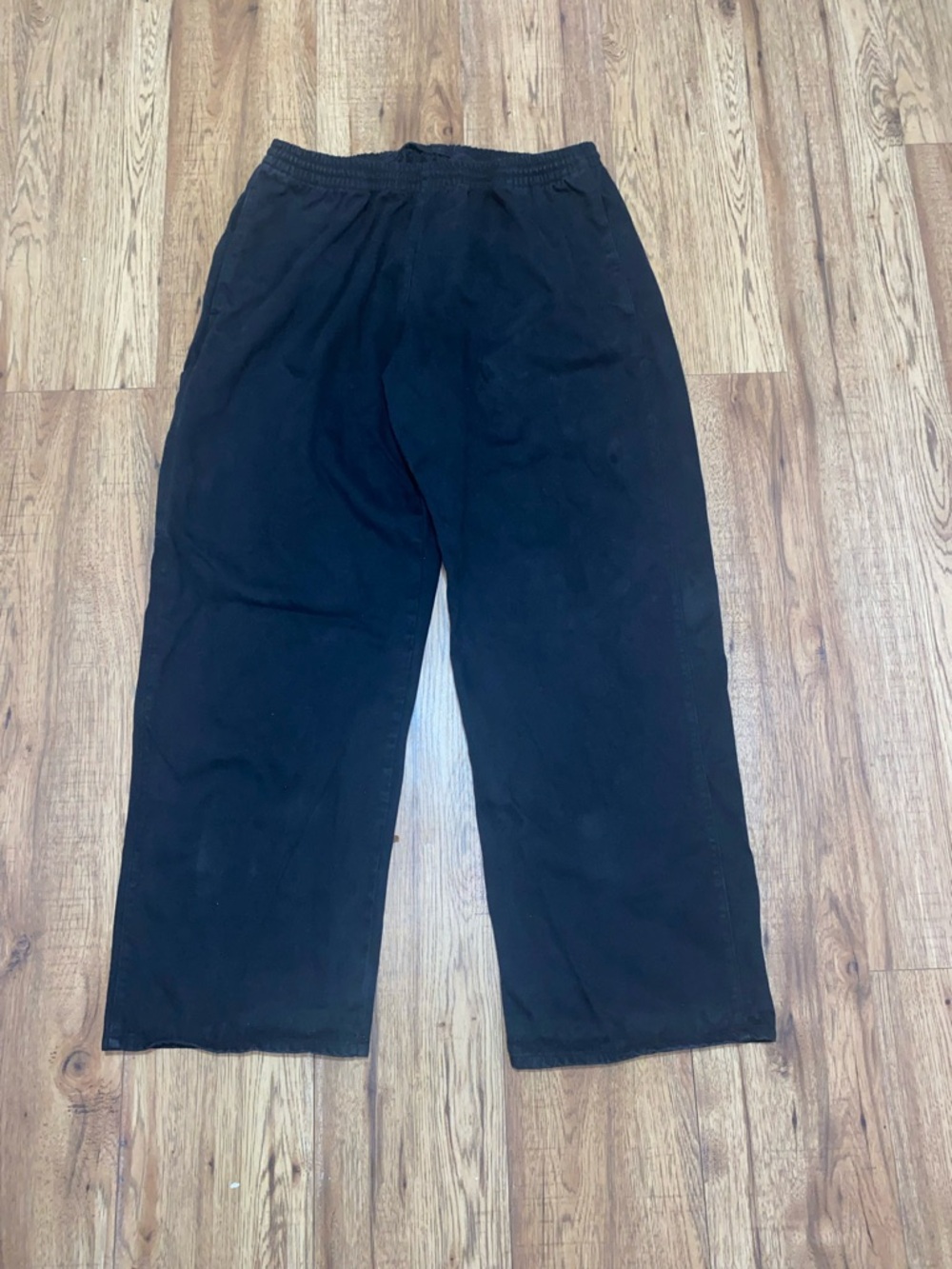 Black yeezy baggy cargo pants